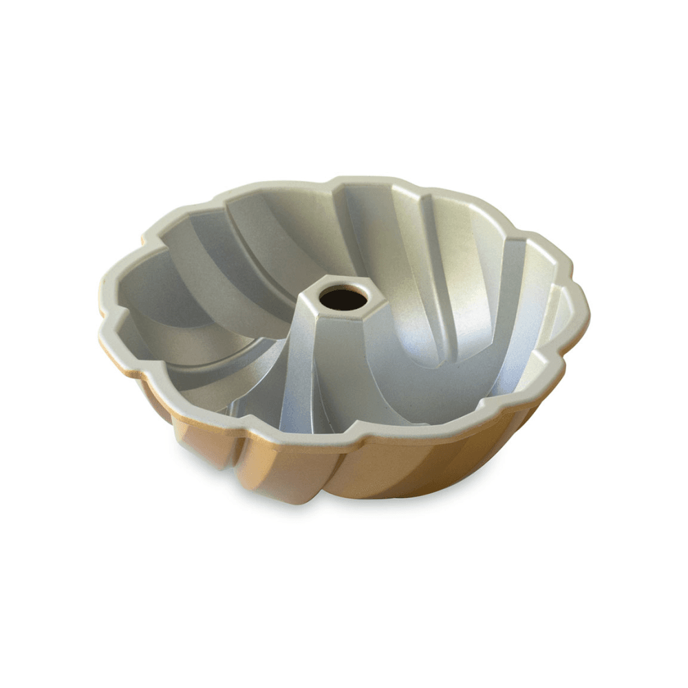 Premier Cast Braided Bundt Pan, Gold