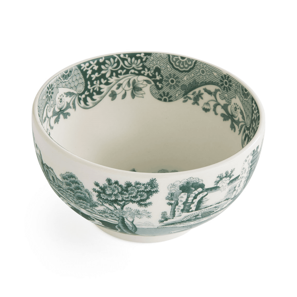 Heritage Italian Set of 4 Dip Bowls, Green