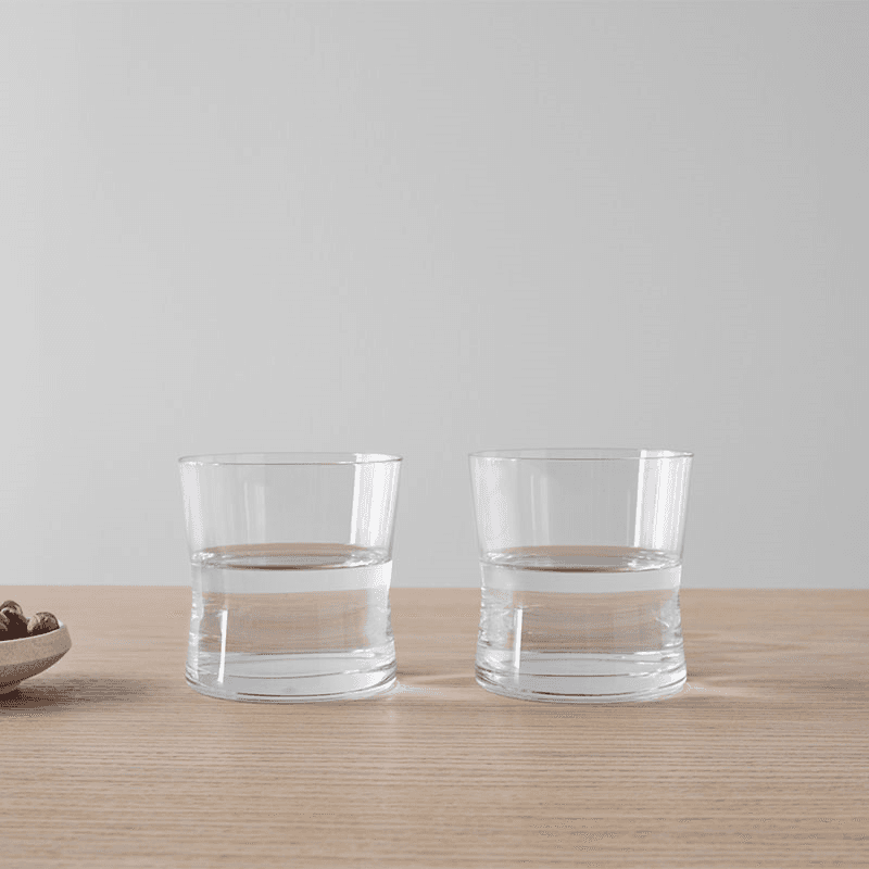 Grace Set of 2 Double Old Fashioned Glasses