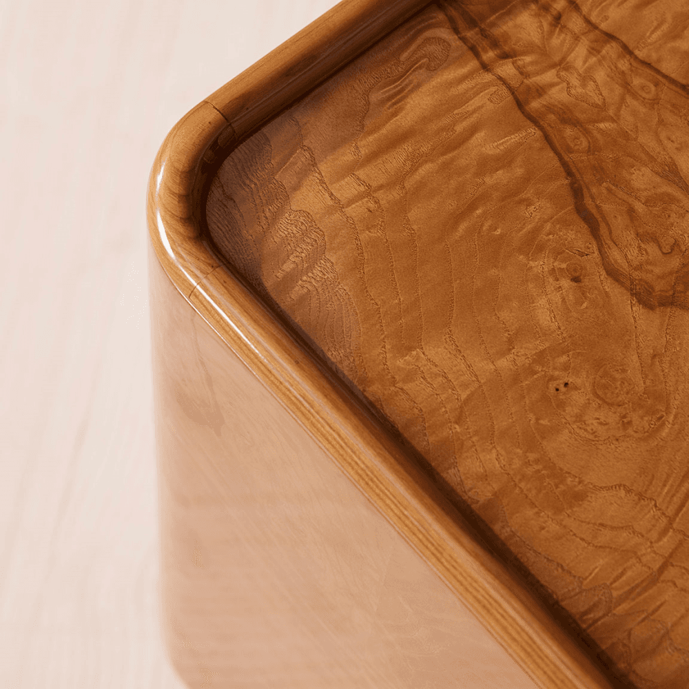 Dawson Dawson Side Table, Olive Ash Burl
