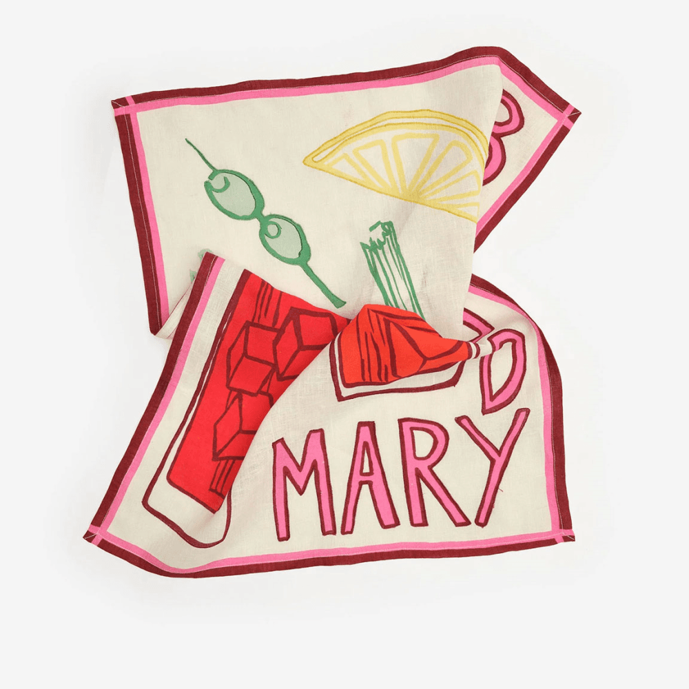 Bloody Mary Tea Towel, Multi