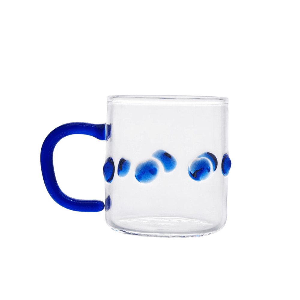 Handblown Espresso Cup, Blue