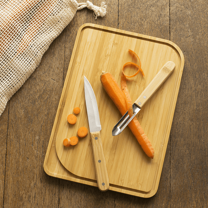 Chef Set Chopping Board, Natural