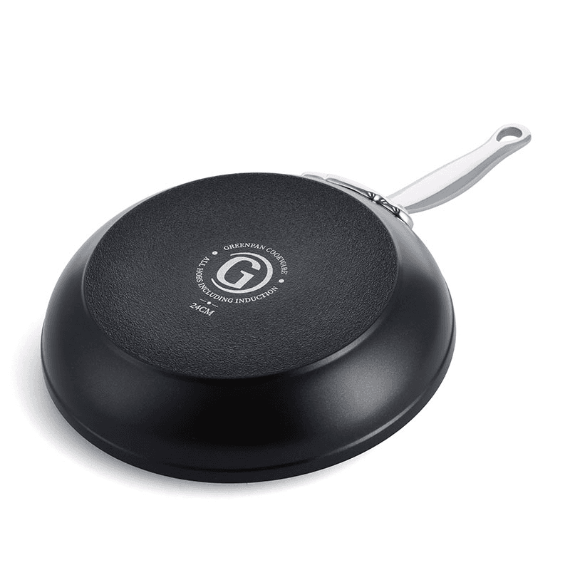 Barcelona Pro Non-Stick Frying Pan Set with Pan Protector Sheet, Black