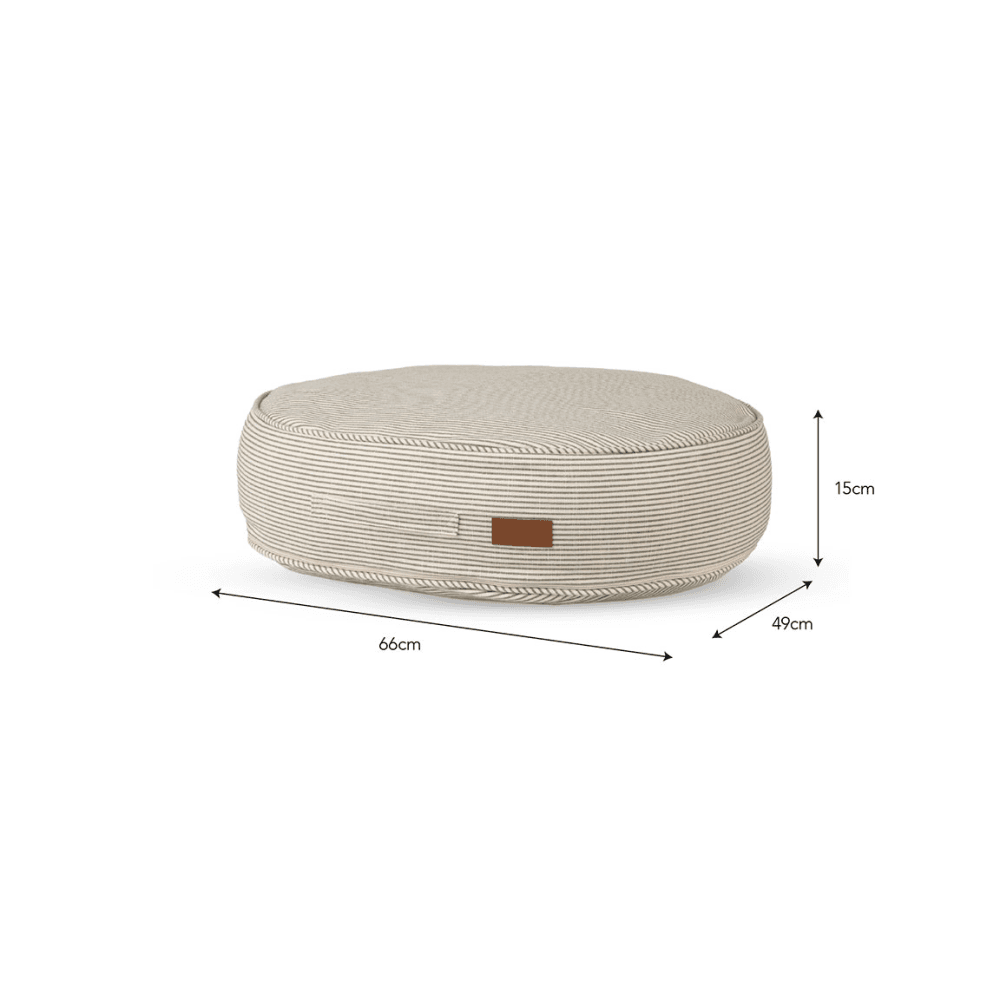 Oaklands Stripe Pet Cushion Oval