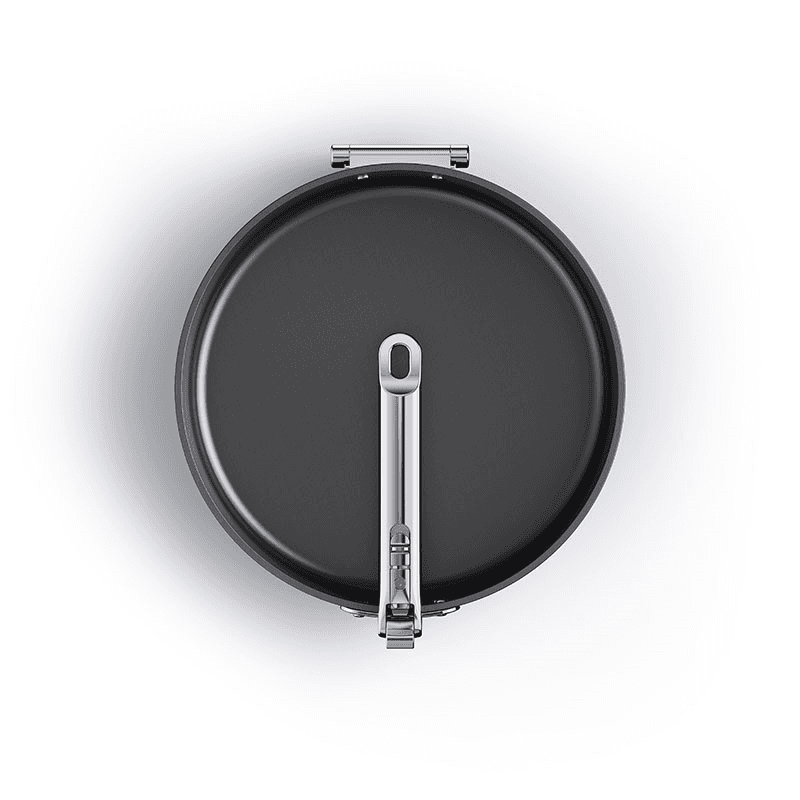 Space Folding Ceramic Non-Stick Saute Pan & Lid, Midnight Blue
