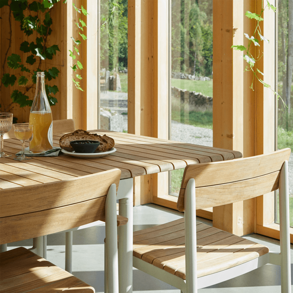 Pelago Table, Light Ivory