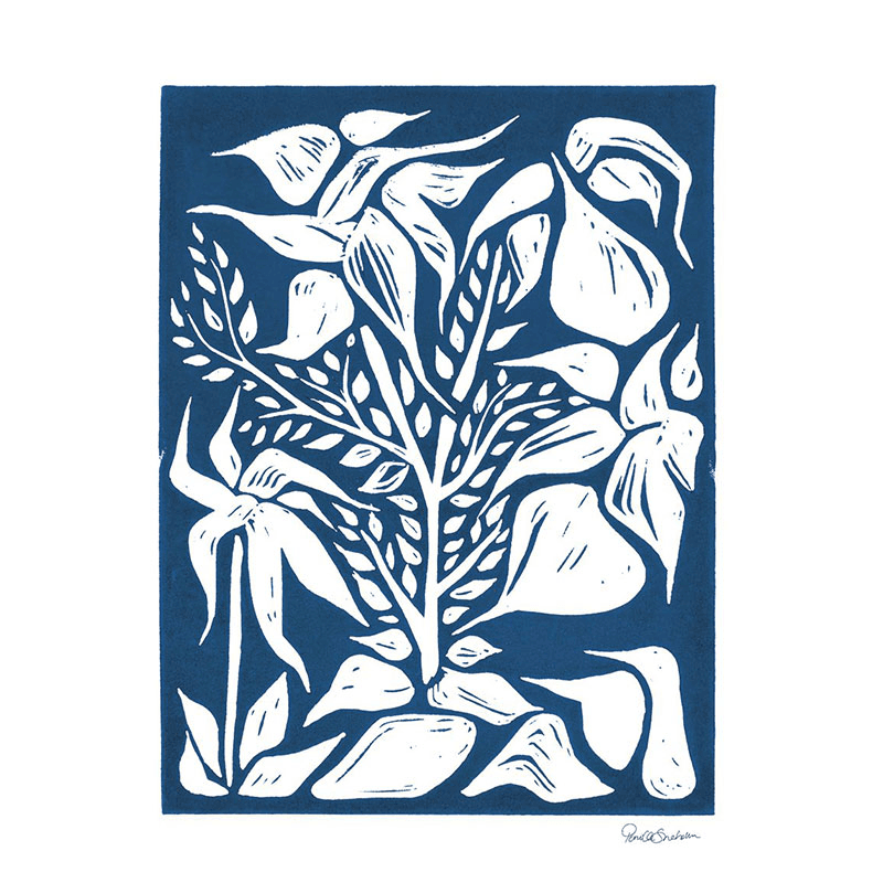 Pernille Sneholm Sommer I Ka¸Benhavn Print, Blue