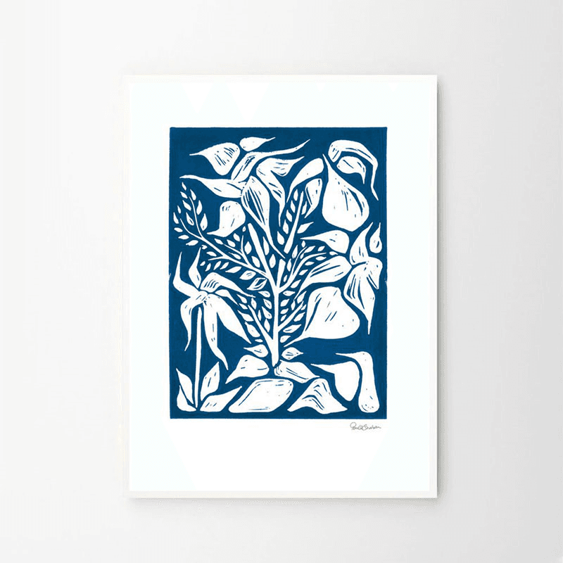 Pernille Sneholm Sommer I Ka¸Benhavn Print, Blue