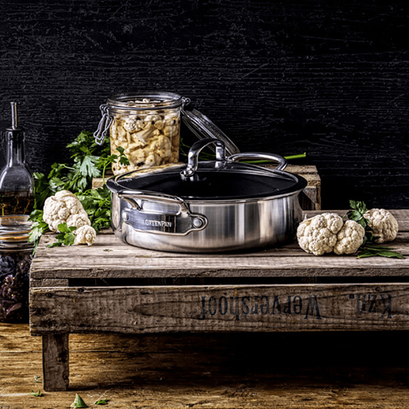 Premiere Non-Stick Skillet, Stainless Steel