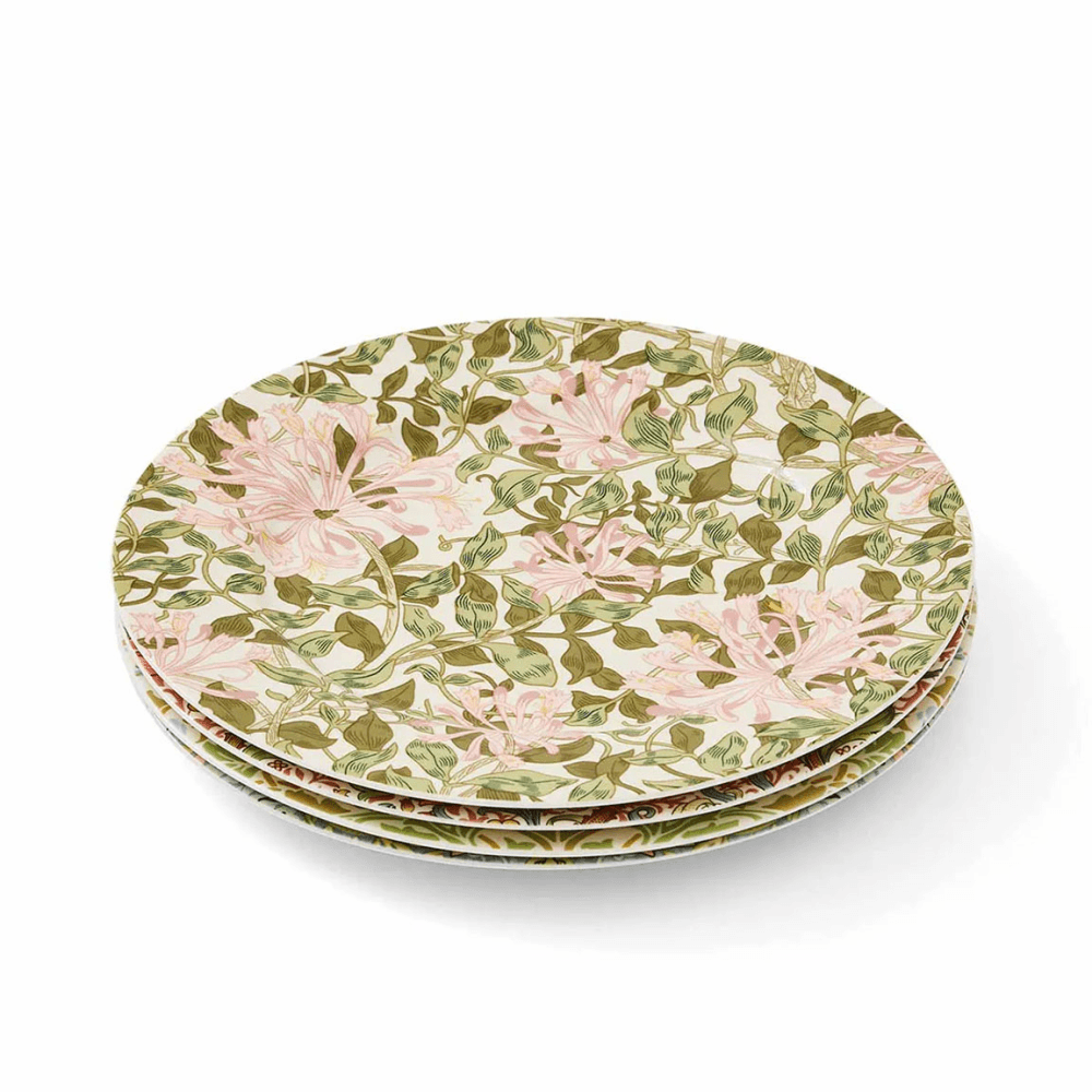 Morris & Co Set of 4 Side Plates, Multi
