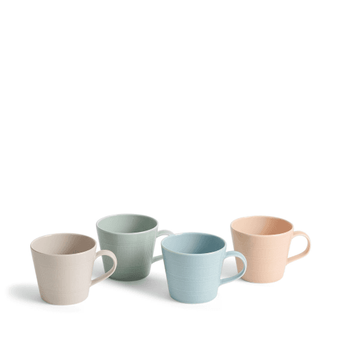 Image showing the Lambeth Set of 4 Mugs, Multi product.