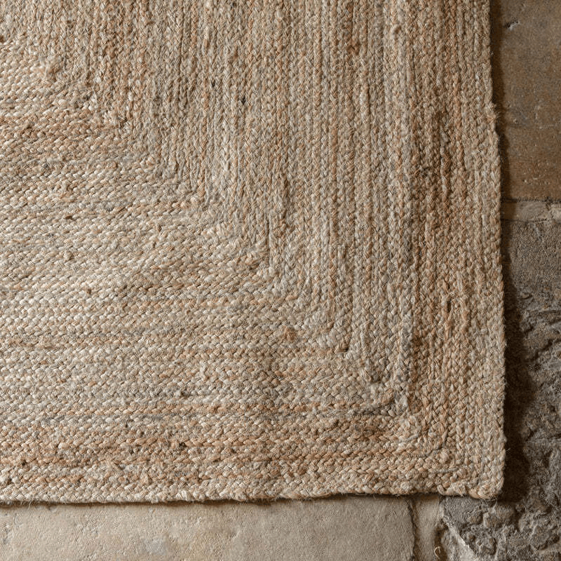 Braided Hemp Rug, Natural