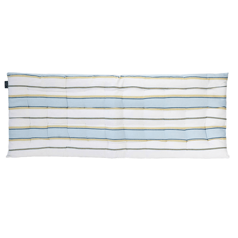 Buff Bench Seat Pad, Olive & Blue