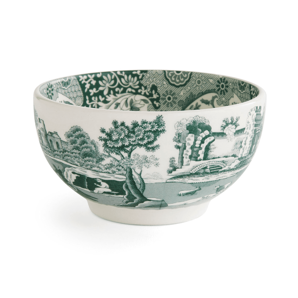 Heritage Italian Set of 4 Dip Bowls, Green