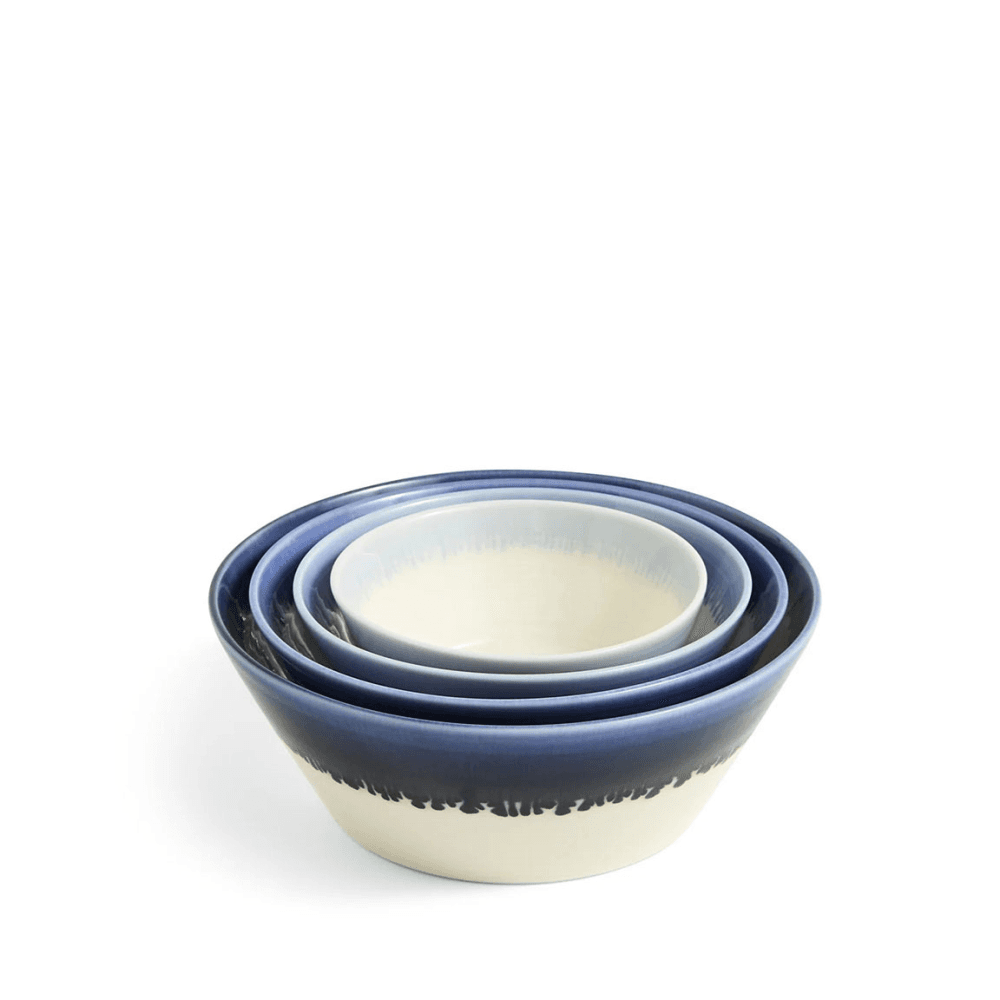 1815 Pacific Set of 4 Stacking Bowls, Blue