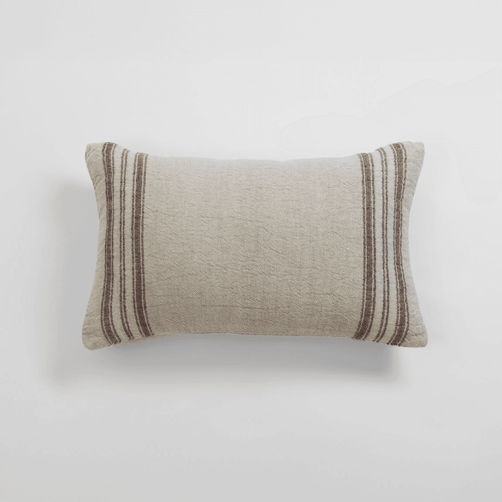 Elijah Linen Cushion Cover, Natural