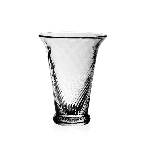 Image showing the Waves Flower Vase, H15.2cm, Clear product.