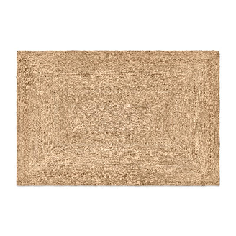 Braided Hemp Rug, Natural