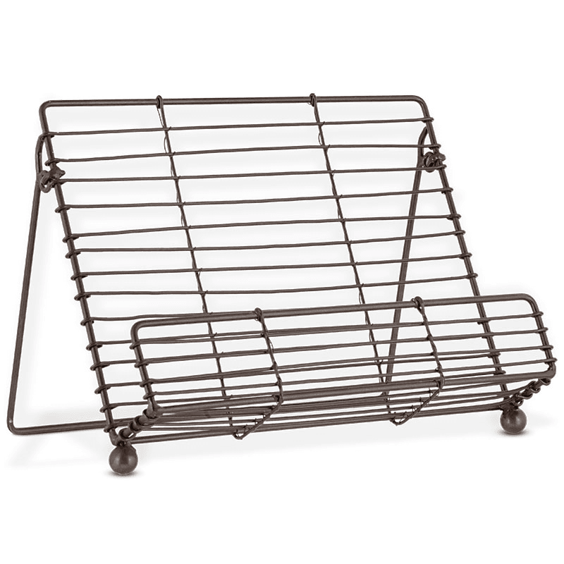 Inkollu Bookstand, Aged Brass