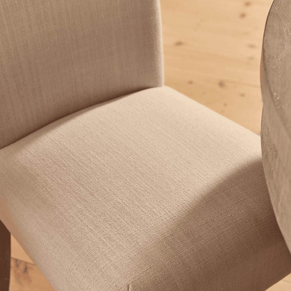 Flen Set of 2 Dining Chairs, Cream