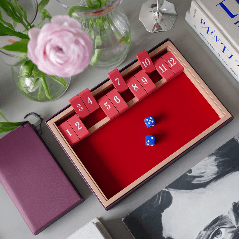Classic Shut the Box, Deep Maroon