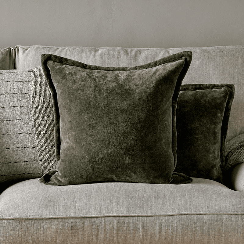 Pilani Velvet & Linen Cushion Cover