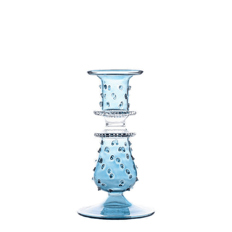 Luxor Candlestick, Blue
