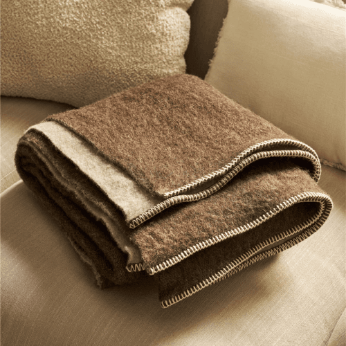 Image showing the Buxton Wool Reversible Throw product.