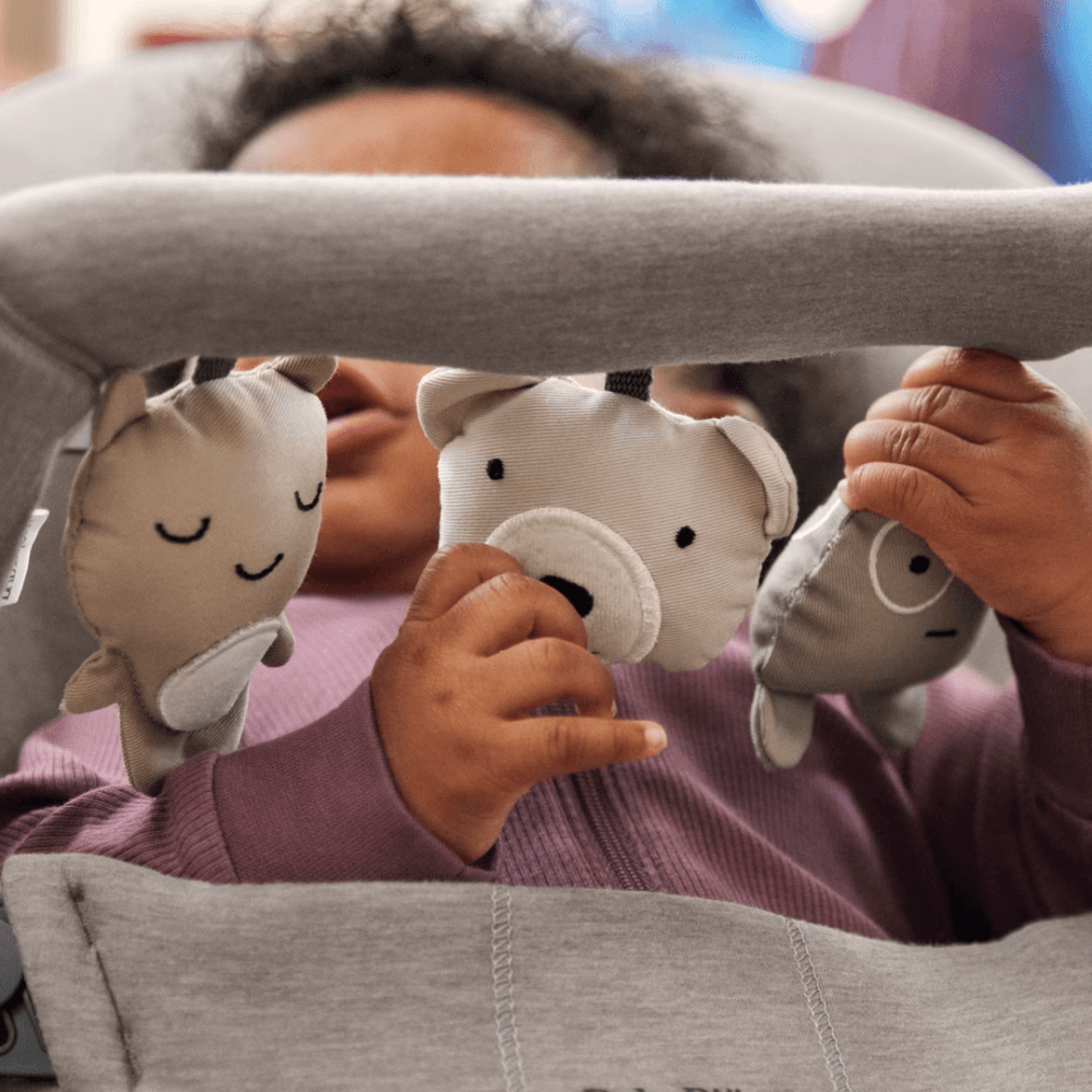 Soft Friends Baby Bouncer Toy, Neutrals