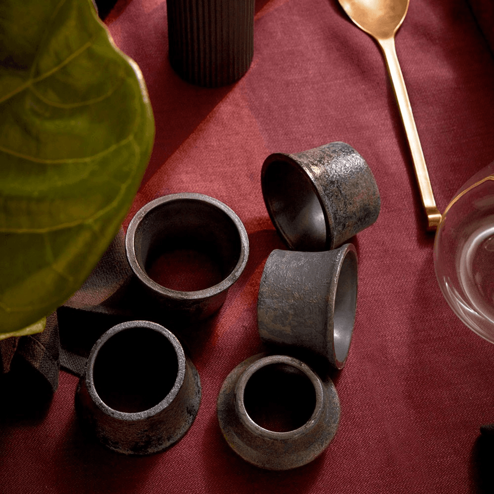 Terra Flare Set of 4 Napkin Rings