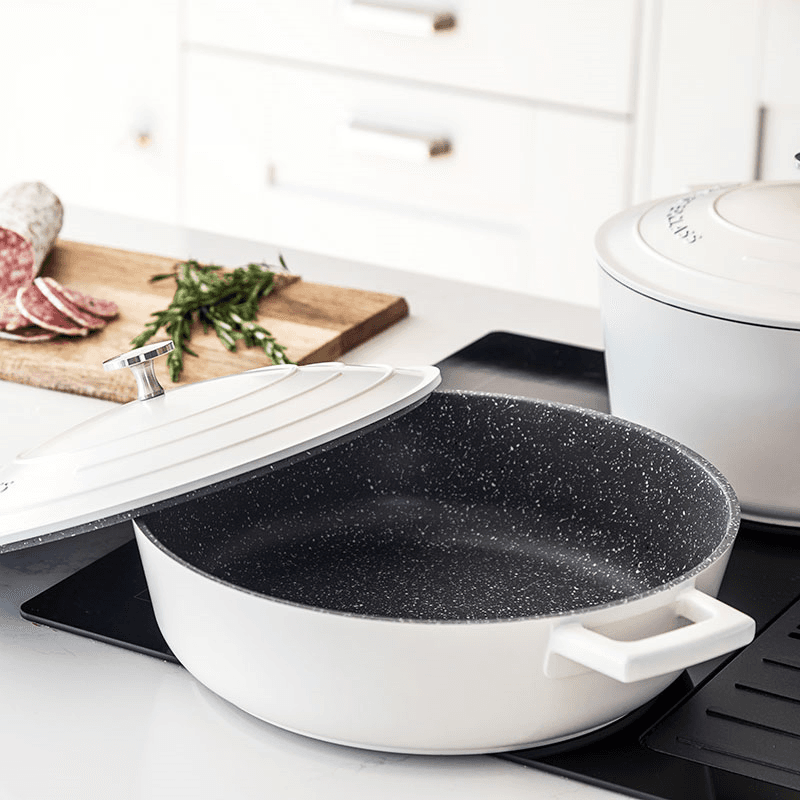 Shallow Casserole Dish, Cream