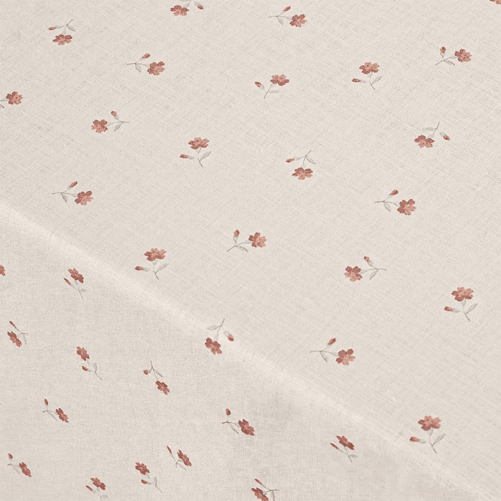 Posy Bud Tablecloth, Pearl