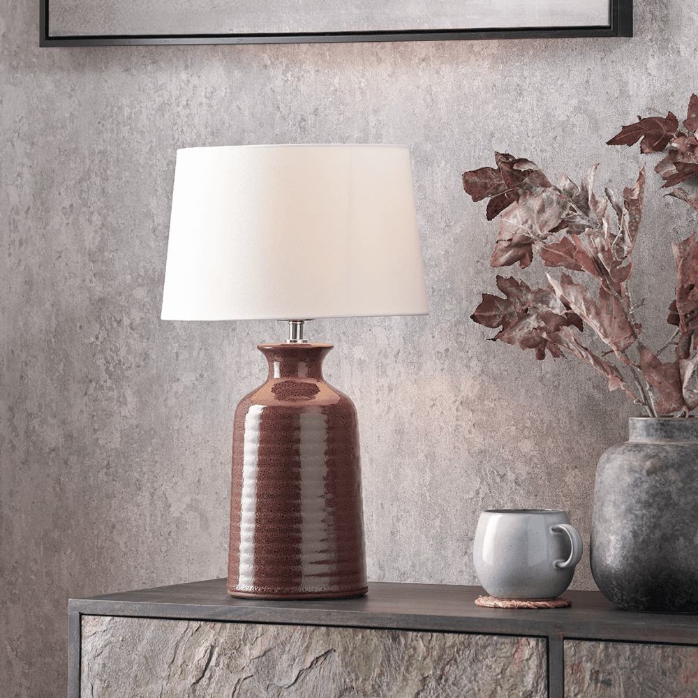 Helka Reactive Glaze Table Lamp