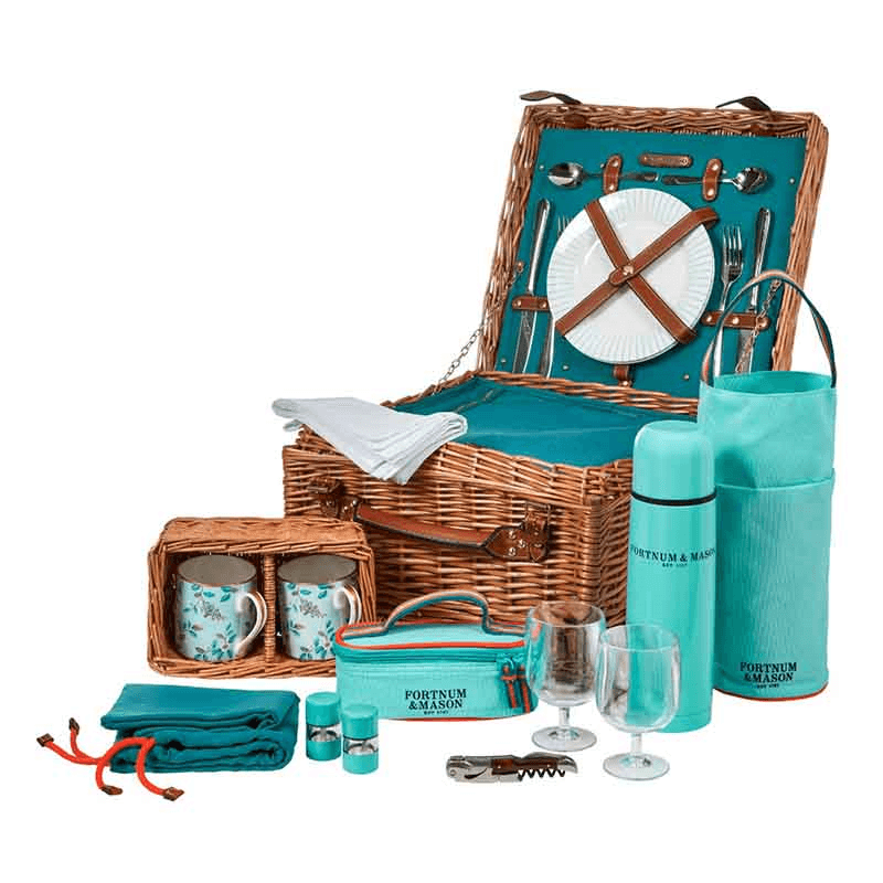 Fortnum's Camellia Picnic Hamper, Eau De Nil