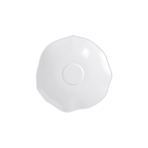 Image showing the Pura Coffee Cup Saucer, White product.