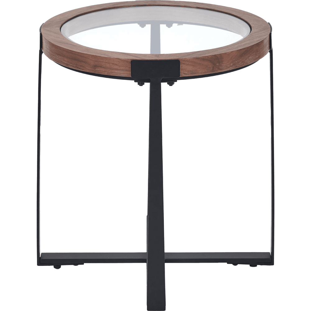 Vermont Veneer Side Table, Light Walnut