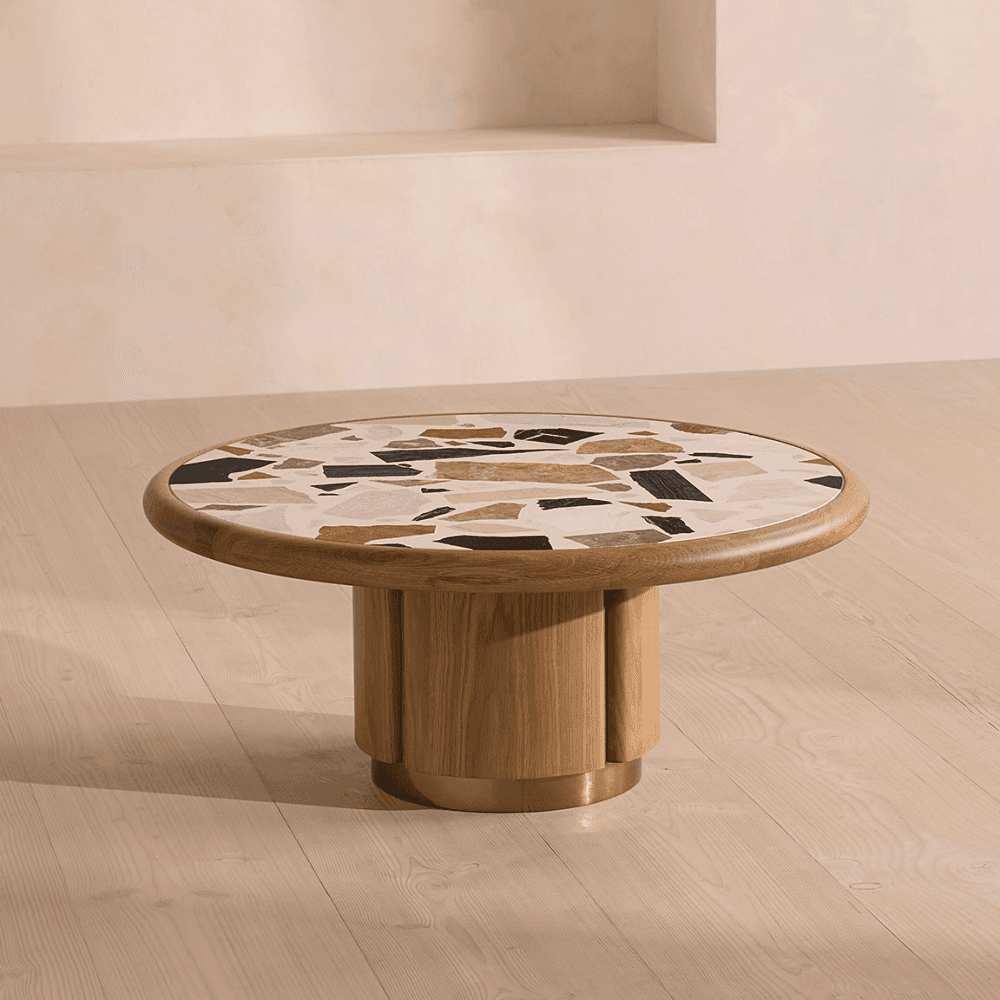Santos Coffee Table, Terrazzo