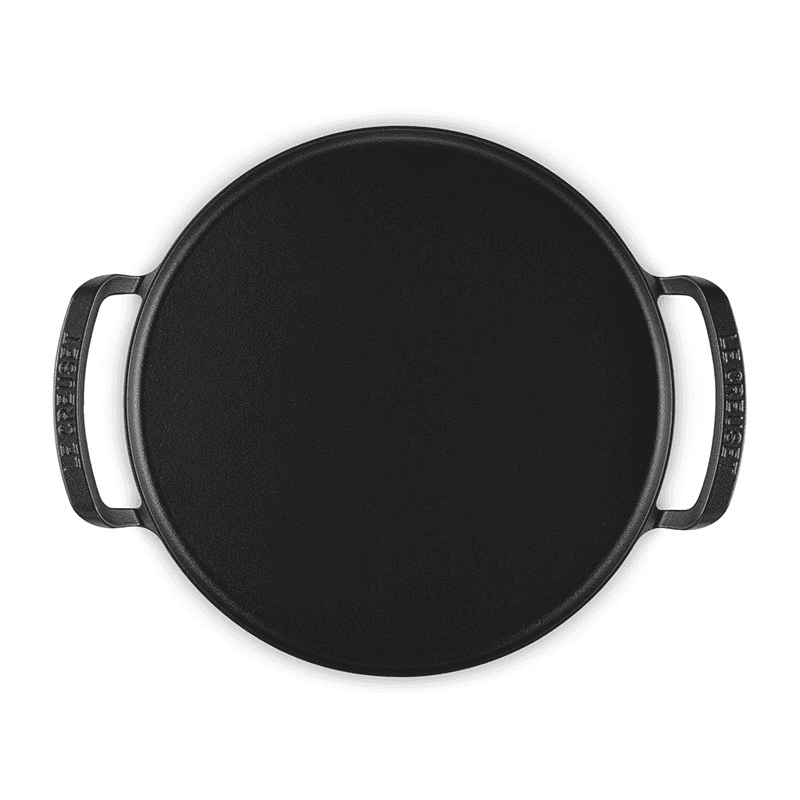 BBQ Round Pizza Pan, Satin Black