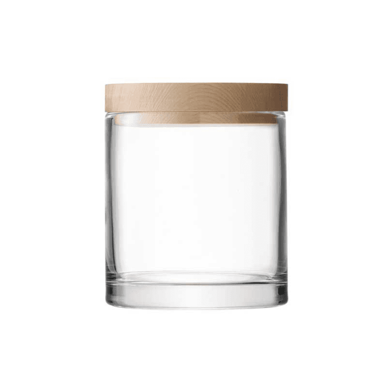 Lotta Container, clear with ash lid