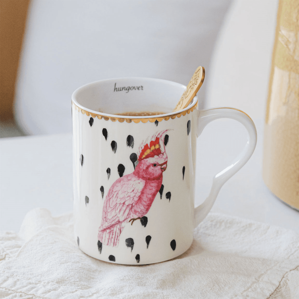 Cockatoo Mug, Cream