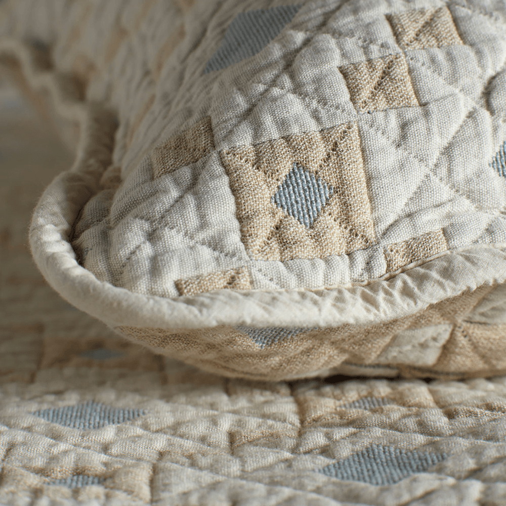 Pippa Patchwork Quilted Cushion Cover, Multi