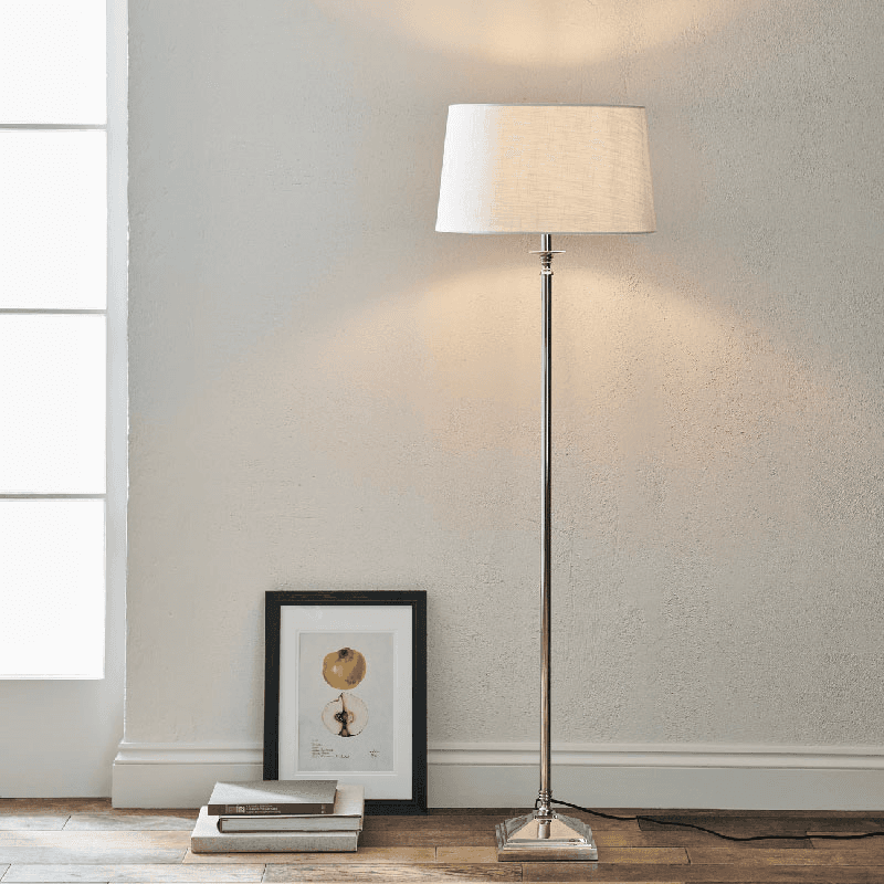 Hanover Floor Lamp with Lucile Shade, Warm White