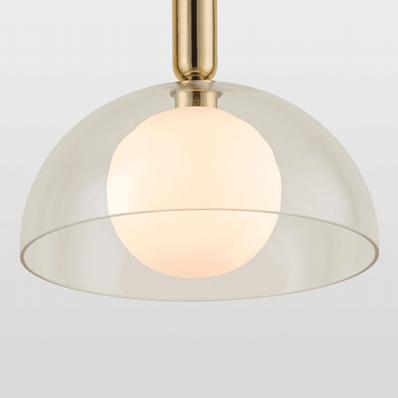 Dome Pendant Light, Clear