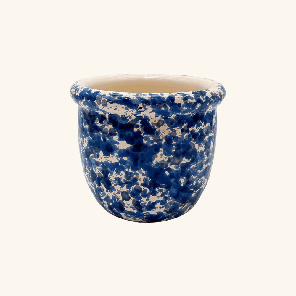 Italian Splatterware Plant Pot