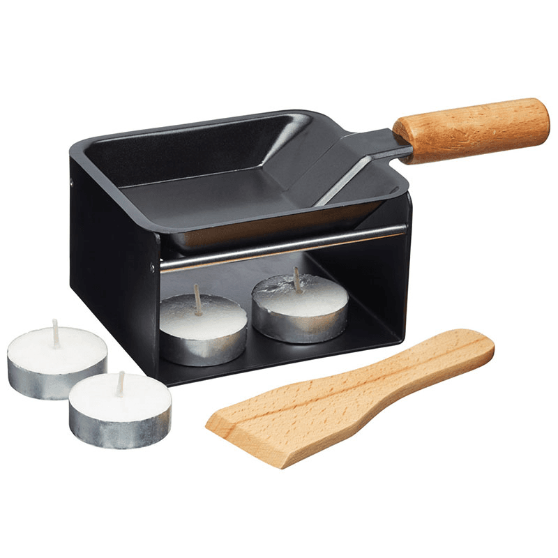Individual serving raclette, Black Wood
