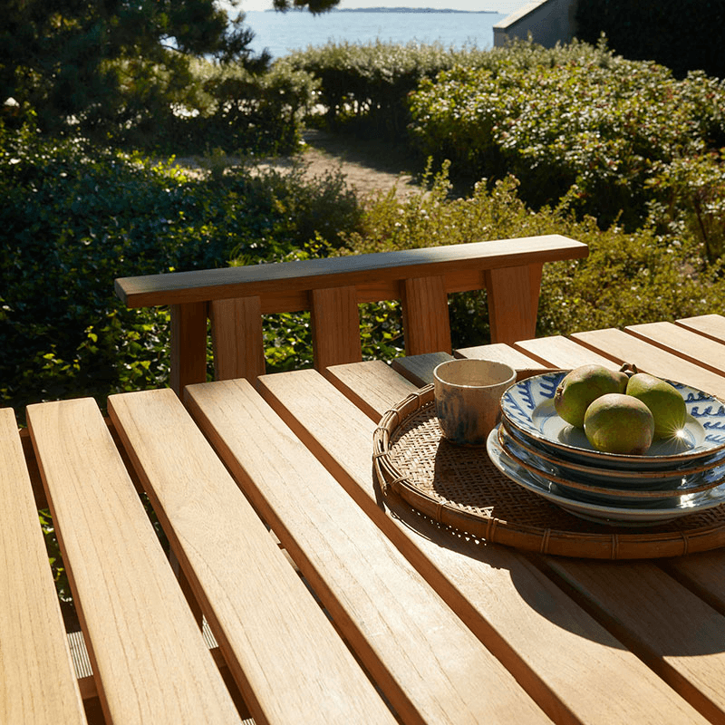 Plank Outdoor Table, Natural