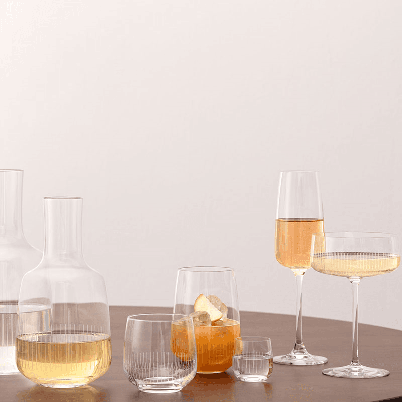 Afina Set of 4 Shot Glasses, White