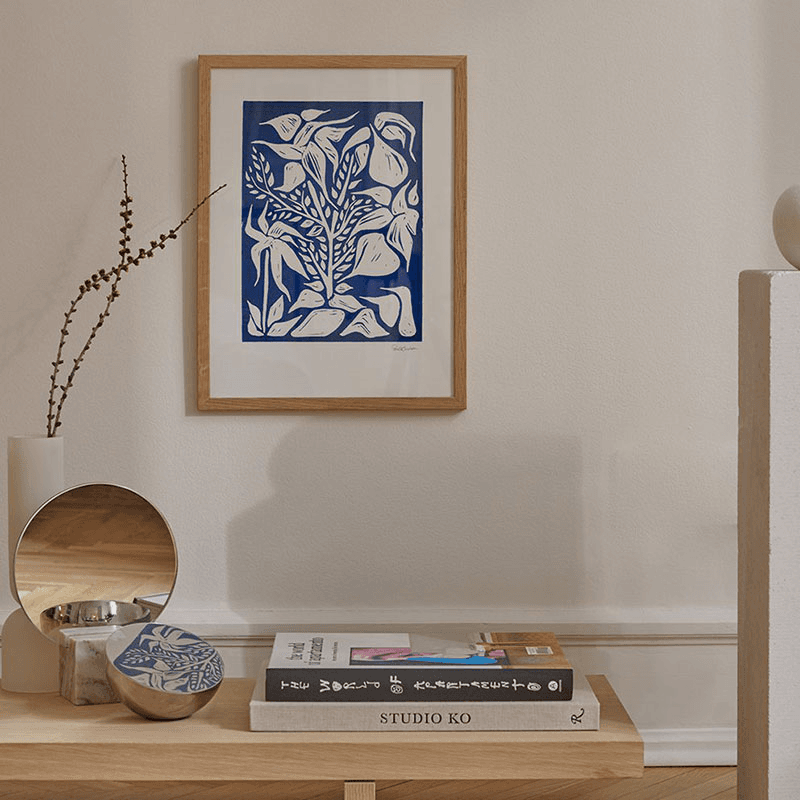 Pernille Sneholm Sommer I Ka¸Benhavn Print, Blue