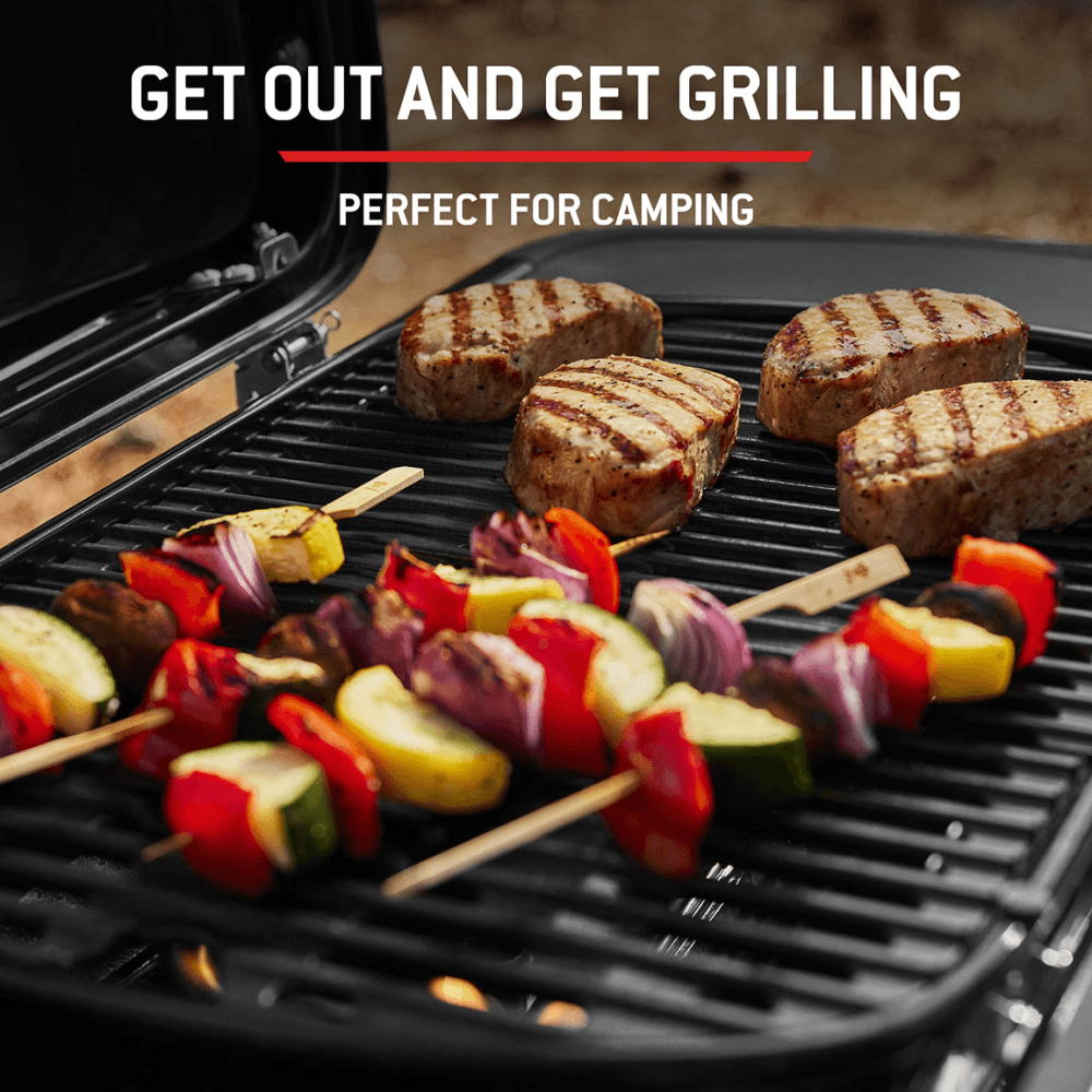 Traveler Compact Portable Gas Barbecue, Black